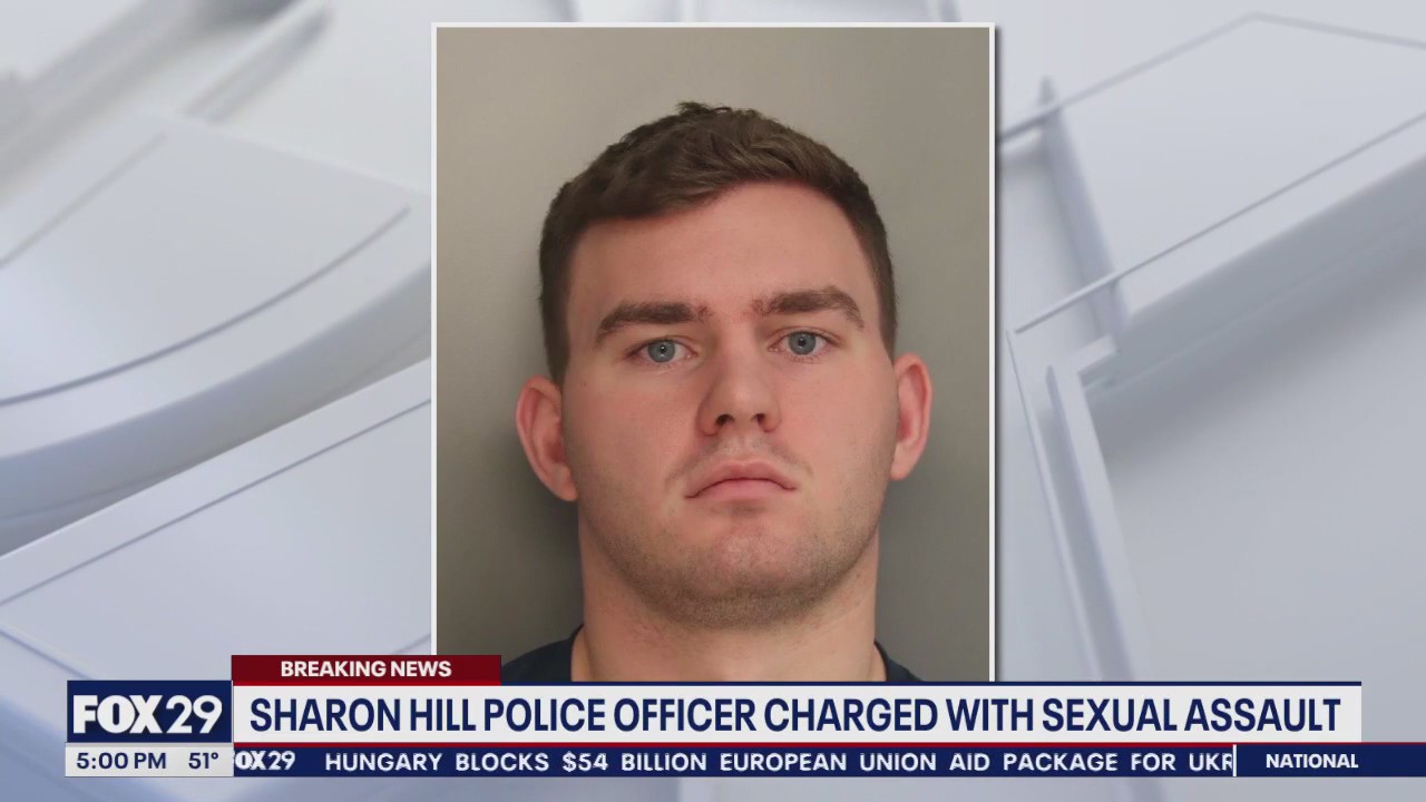 Sharon Hill officer charged with sexual assault of 3 children