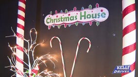 Indoor Holiday Lights at Christmas House KOP