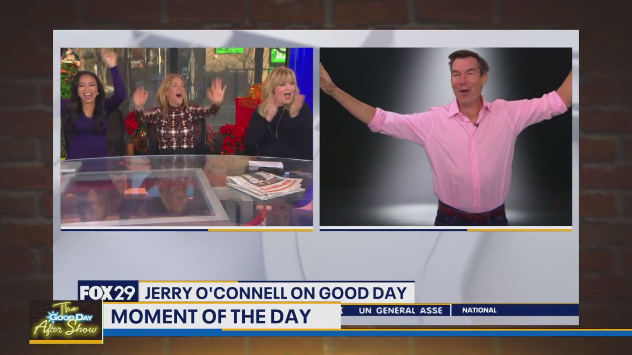 Moment of the Day: Jerry O'Connell stops by Good Day