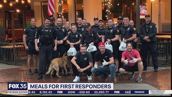 Meal for first responders picked up by Philly residents