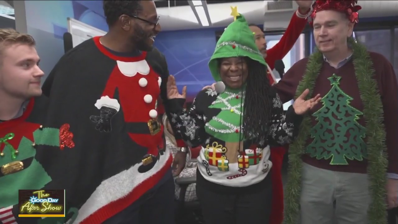 Who has the best ugly Christmas sweater?
