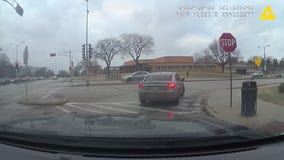 Wauwatosa police chase captured by dash camera