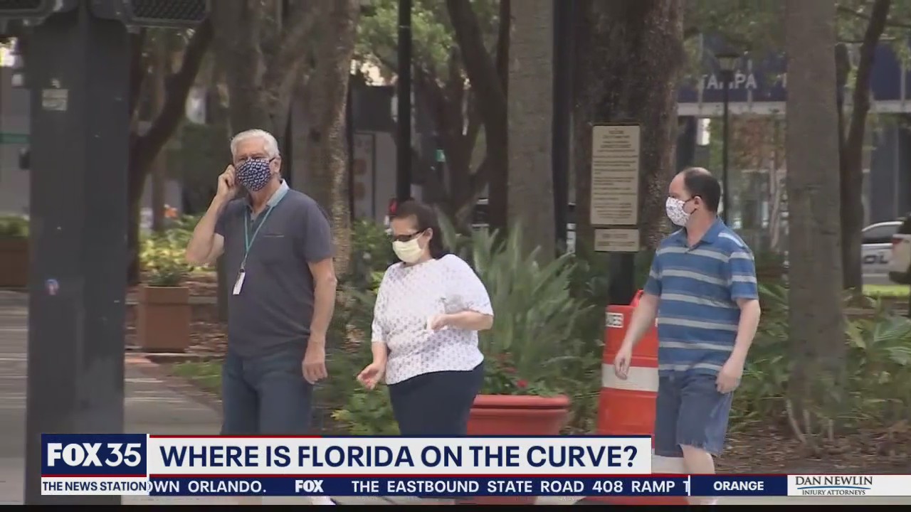 Where is Florida on the COVID-19 curve?