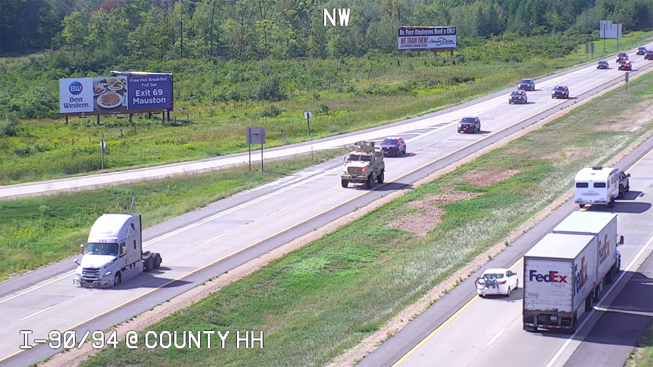 Semi police chase in western Wisconsin (part 2)