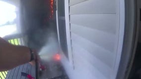 Fond du Lac County deputy extinguishes fire, rescues dog