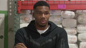 Giannis and his partner, Mariah, talk about baby #3