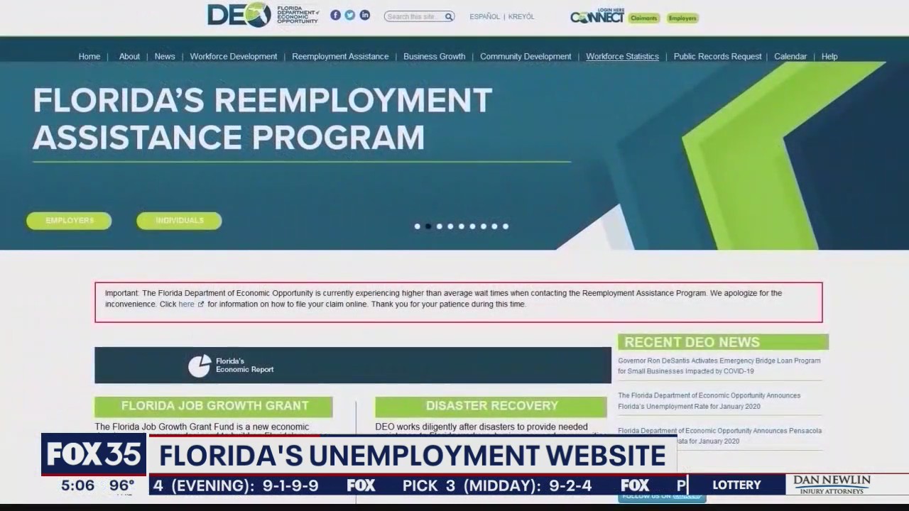 Florida's unemployment system still experiencing woes