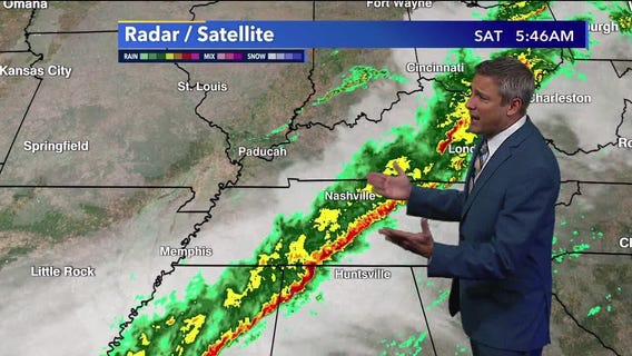 How severe weather looks on radar