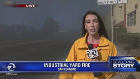 Shelter in Place ordered for San Leandro due to industrial yard fire