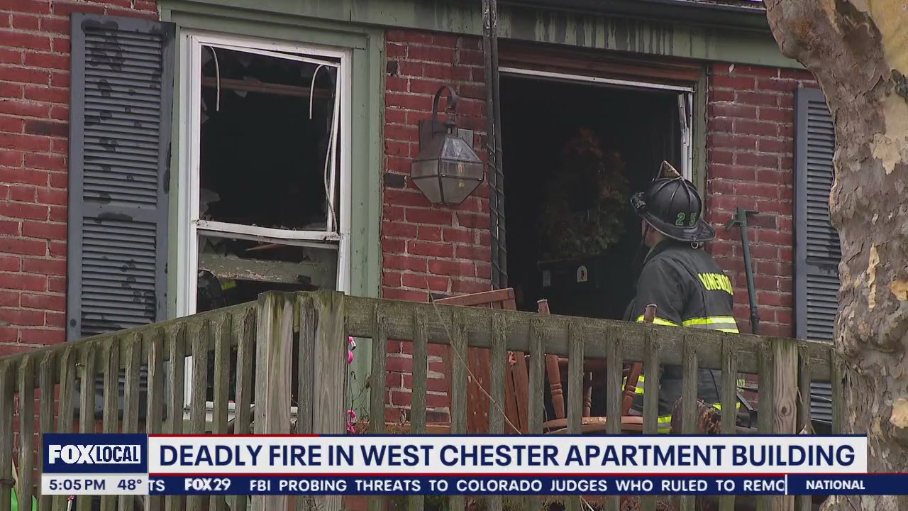 1 killed, 6 displaced after West Chester apartment fire | FOX 29 ...