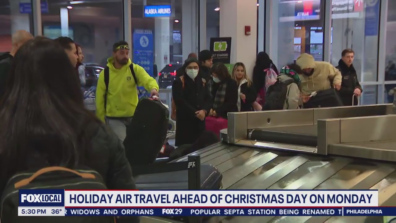 Home for Philadelphia holidays as families reunite at PHL