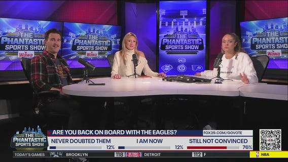 Are you back on board with the Eagles?