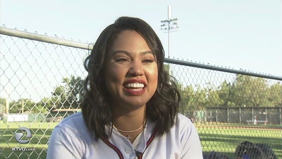 Ayesha Curry's first pitch