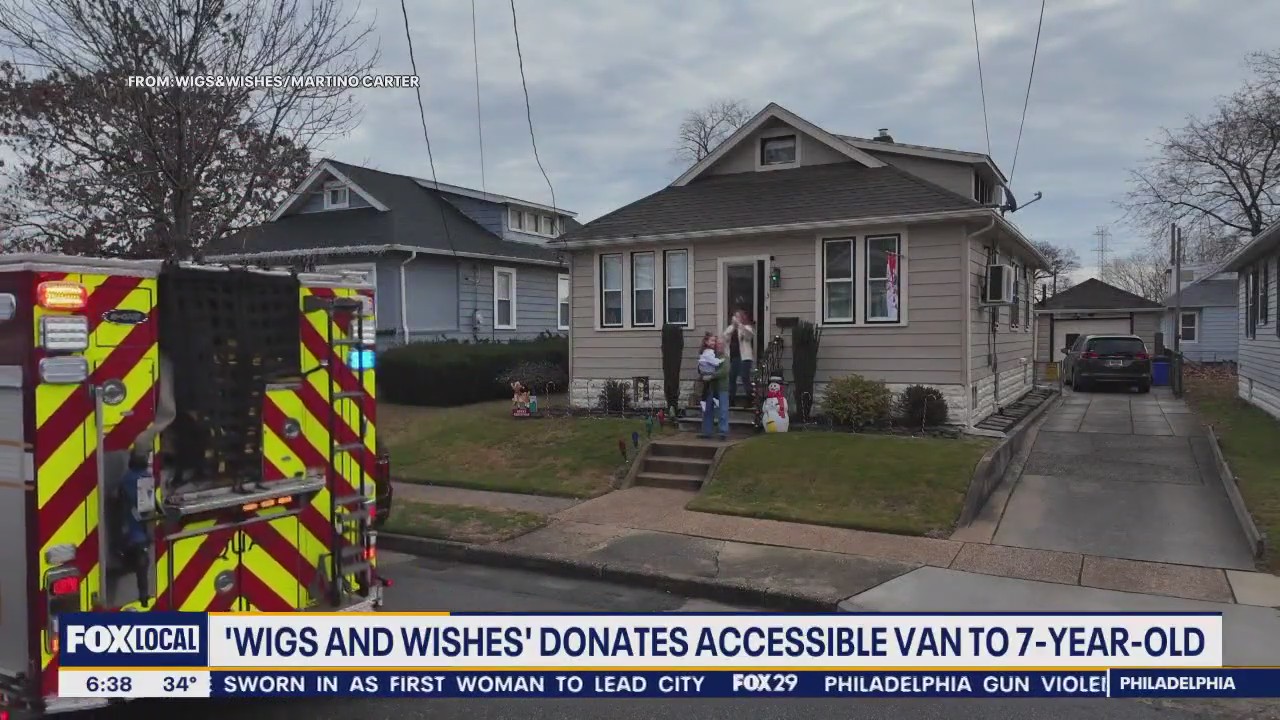 'Wigs and Wishes' donates accessible van to 7-year-old