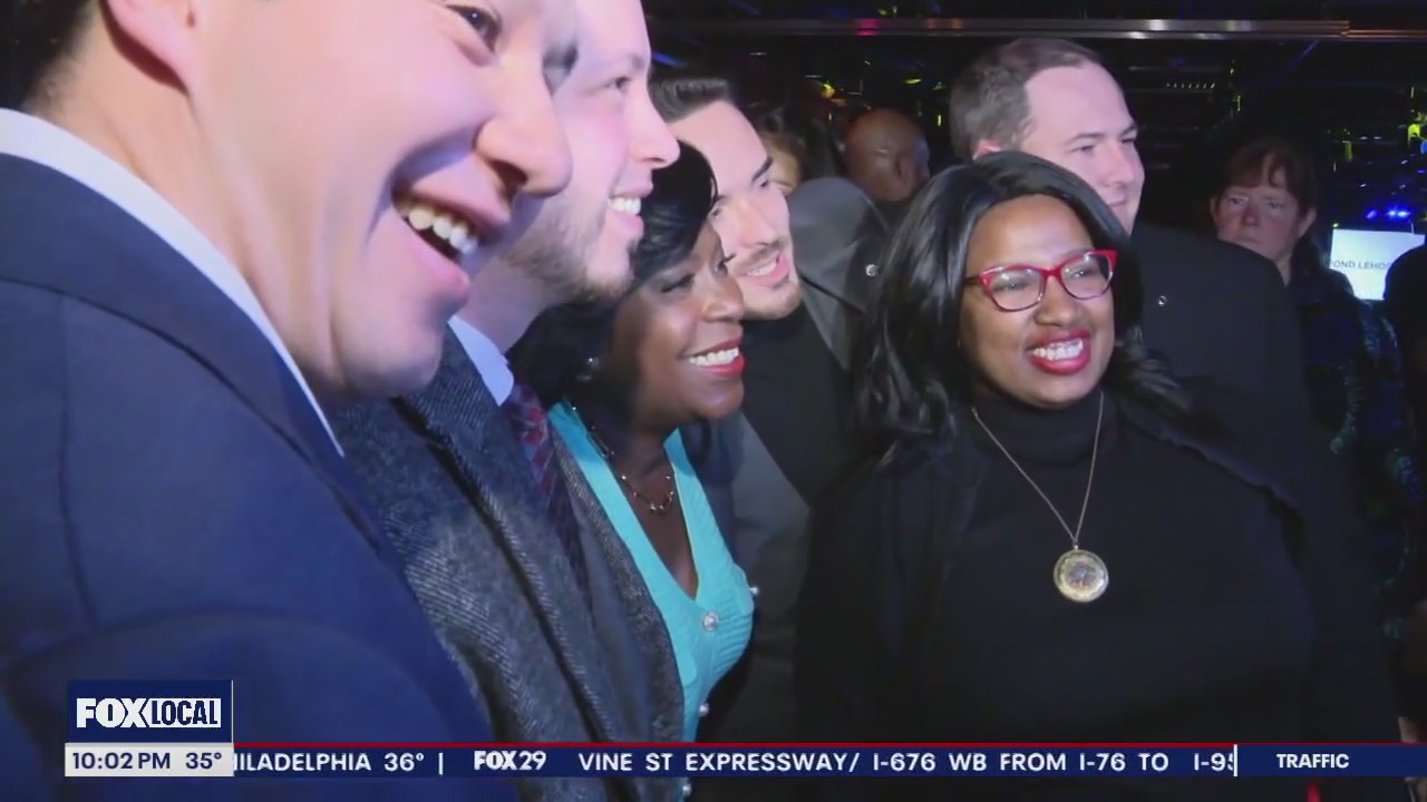 Mayor Cherelle Parker celebrates historic Inauguration Day with supporters