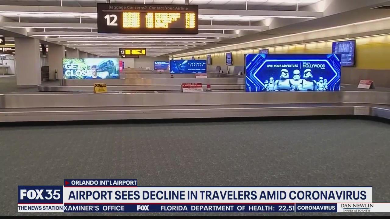 Orlando International Airport empty