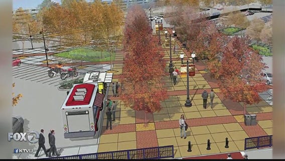 New BART pedestrian walkway underway in Concord