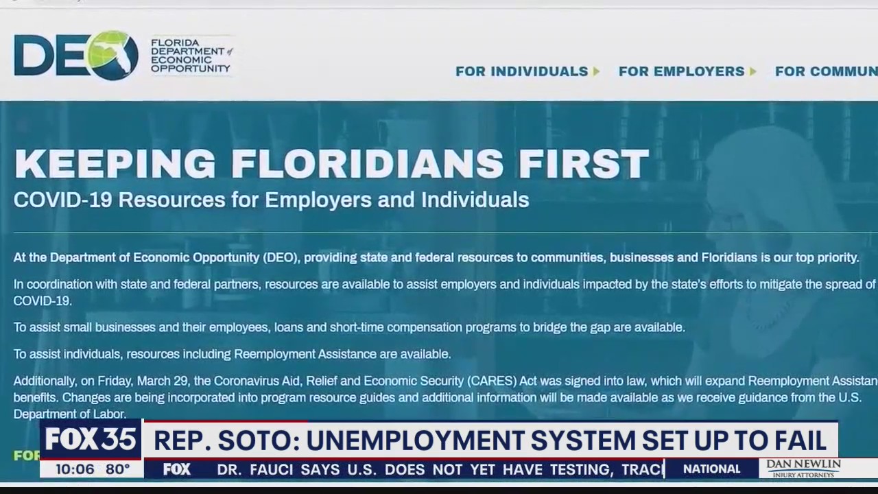 Florida's unemployment system under scrutiny
