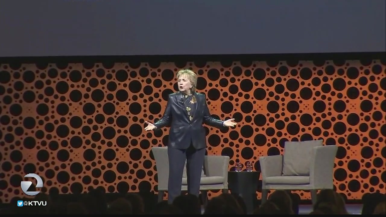 Hillary Clinton returns to address professional businesswomen conference in San Francisco