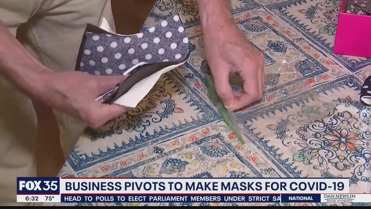 Business pivots to make masks for COVID-19 prevention