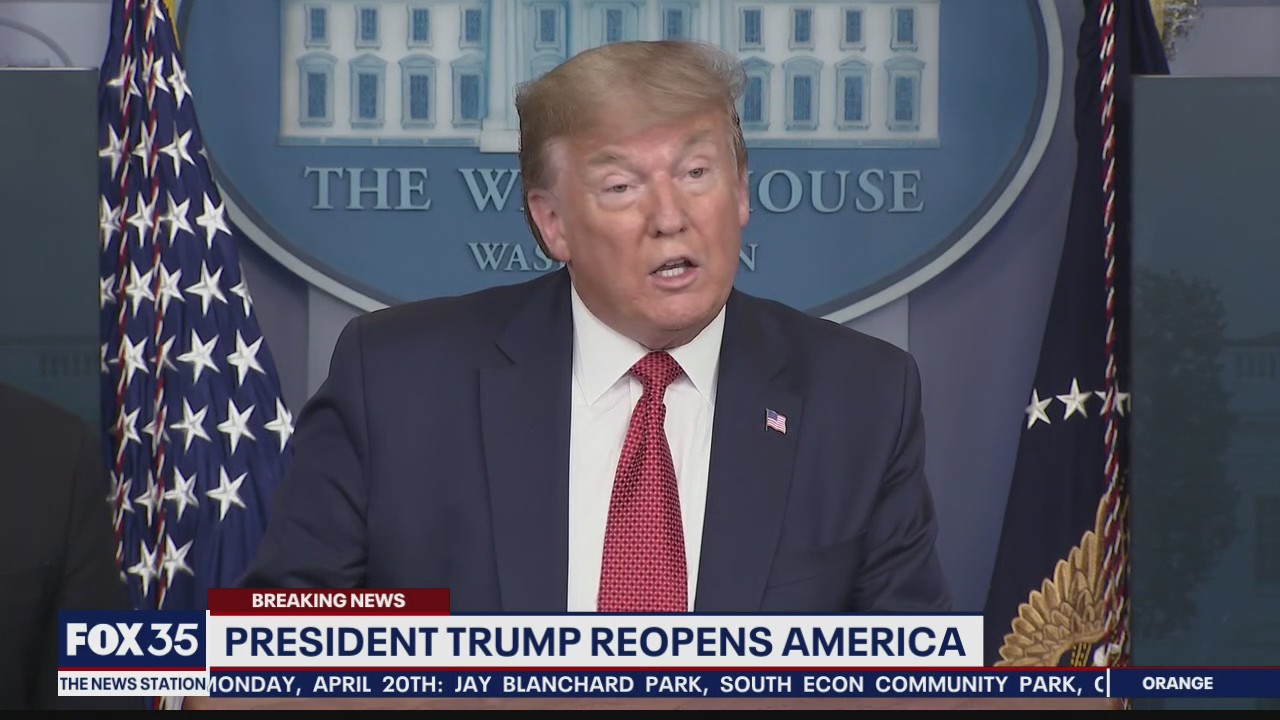 Trump gives governors 3-phase plan to reopen economy