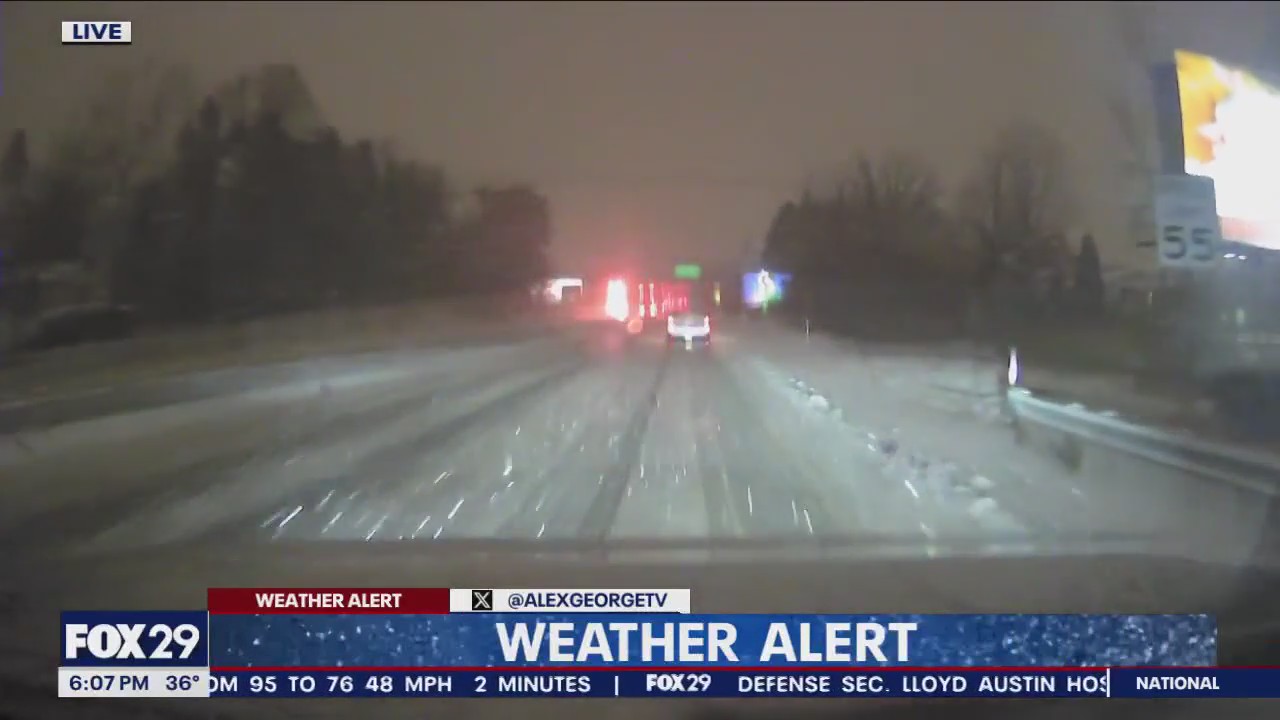 Allentown road conditions are slow as snow crosses Lehigh Valley