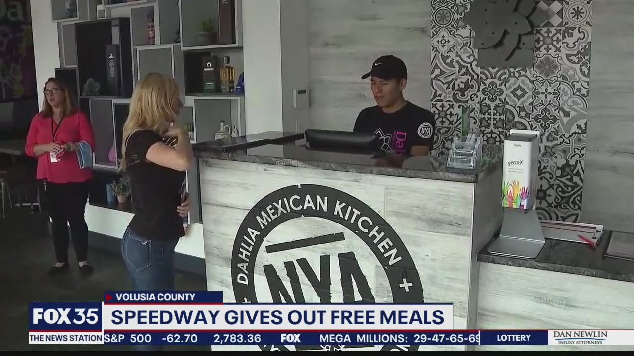 NASCAR gives out meals to essential workers