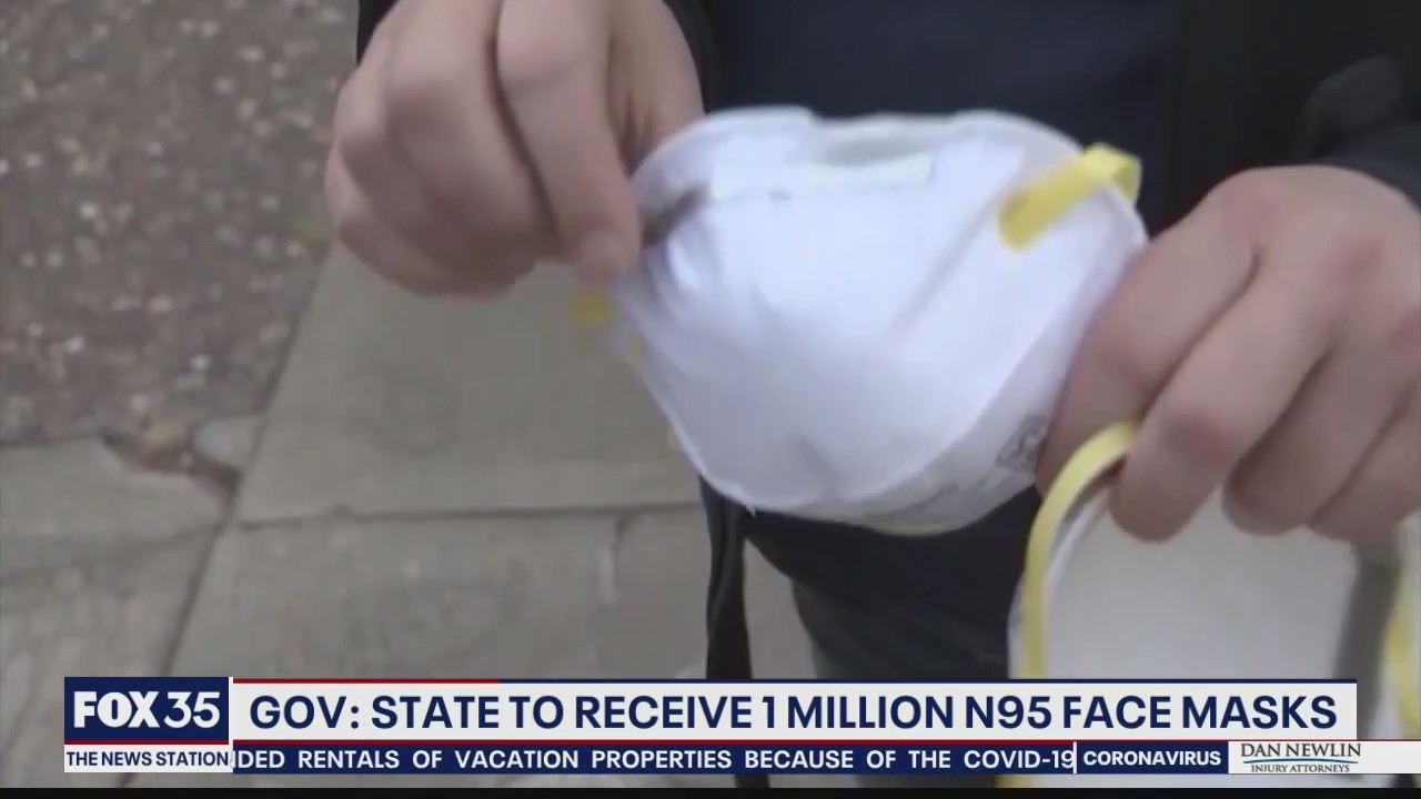 Florida to receive 1 million N95 face masks