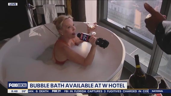National Bubble Bath Day at the W Hotel