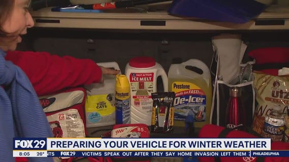 What you should have in your car to be ready for winter weather