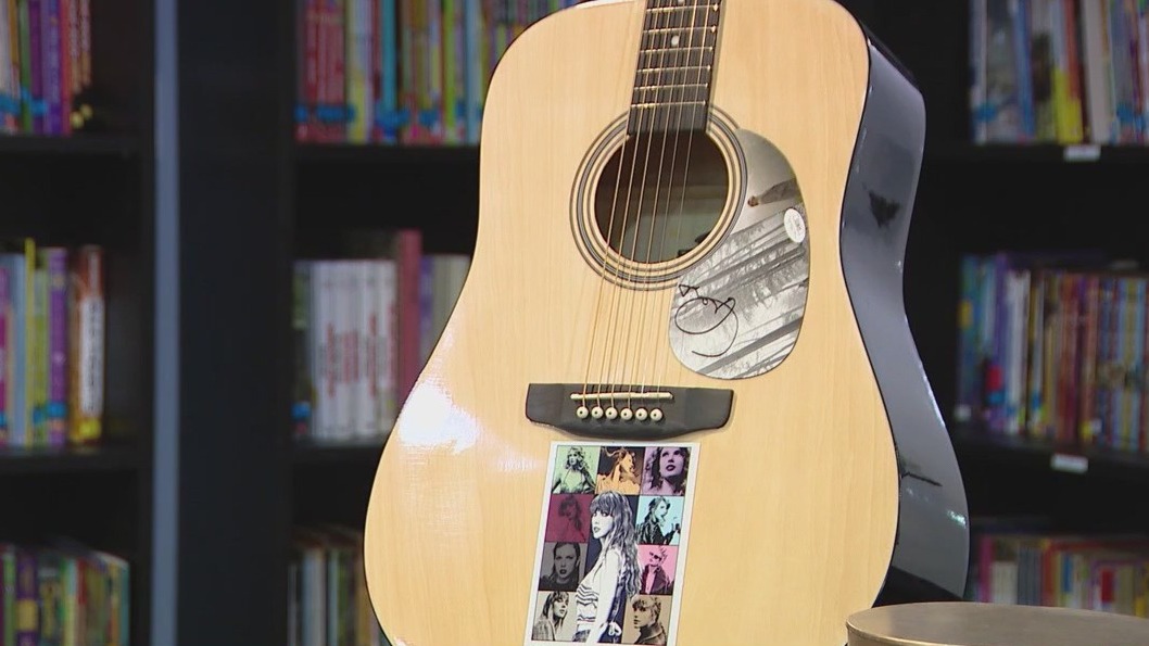 Taylor Swift signed guitar auctioned off for a good cause