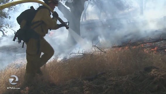 Lake County brush fire 50% contained