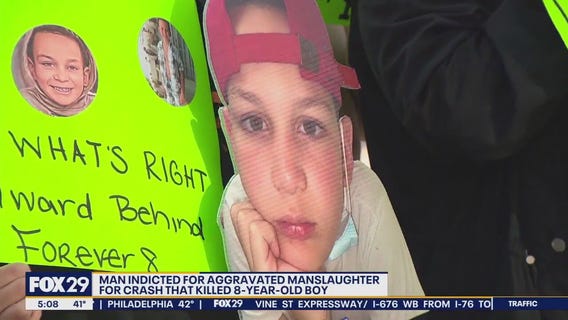 NJ man indicted for aggravated manslaughter in crash that killed 8-year-old in parked car