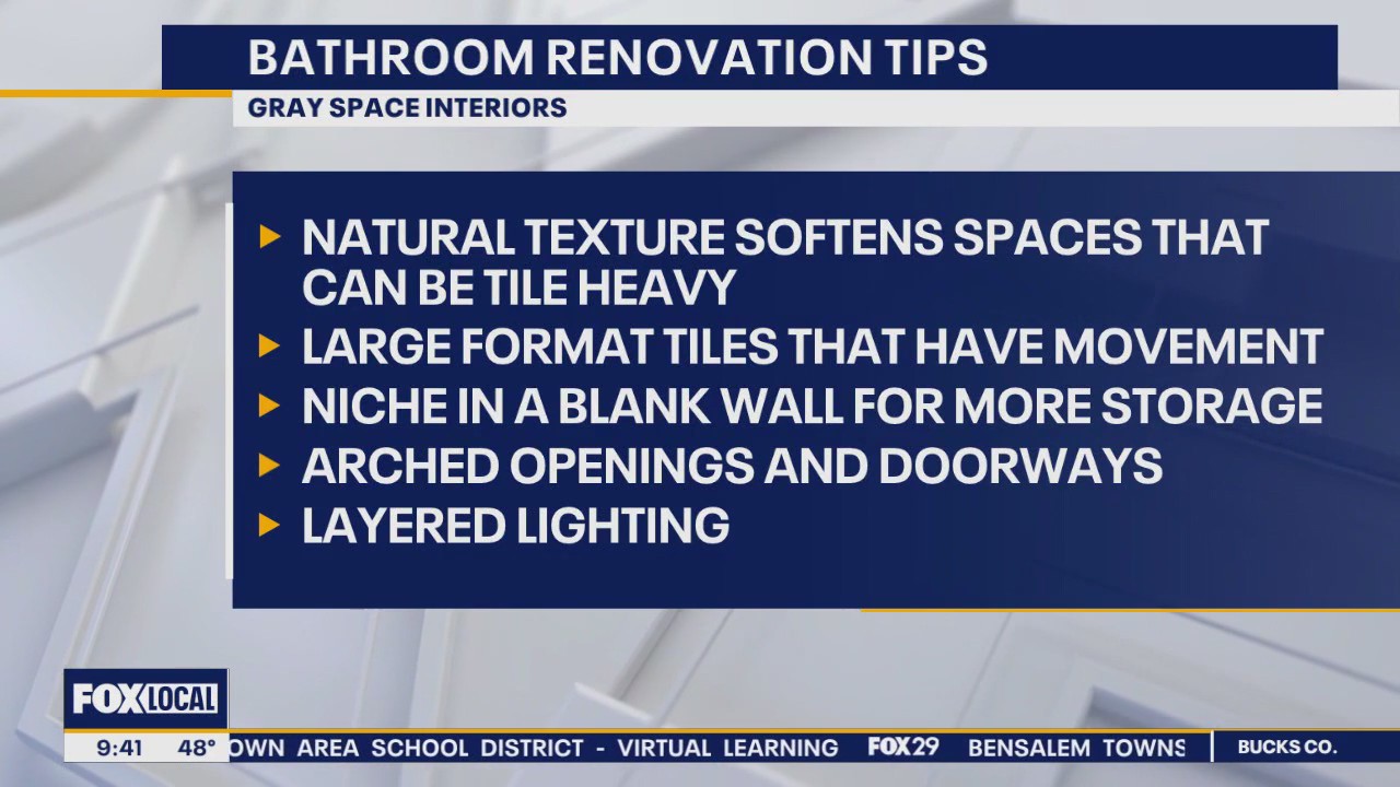Bathroom renovation tips for 2024