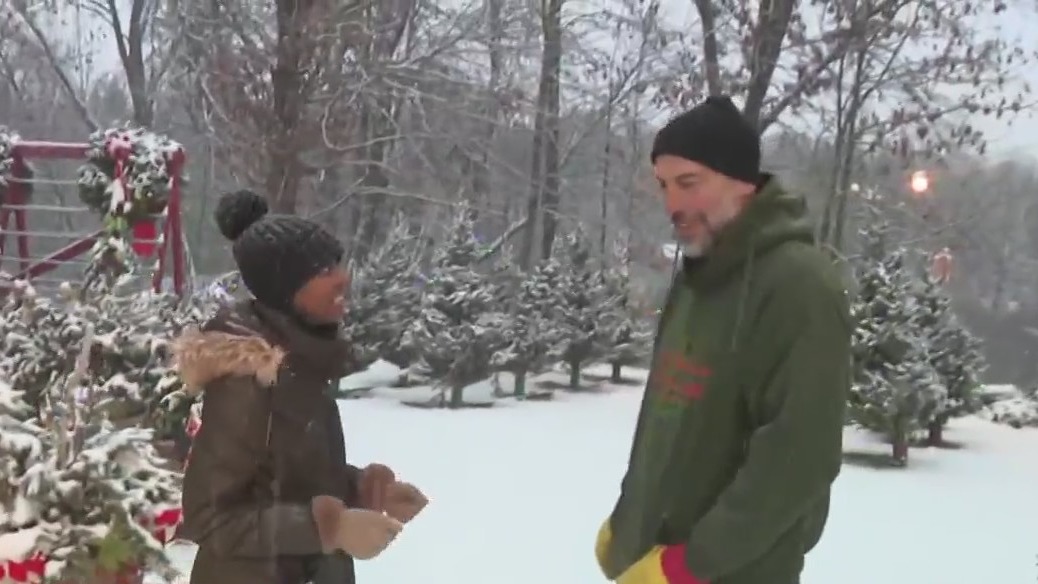 Visiting Indian Lore Christmas Tree Farm