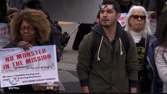 Protesters voice concerns over ?Monster in the Mission? development
