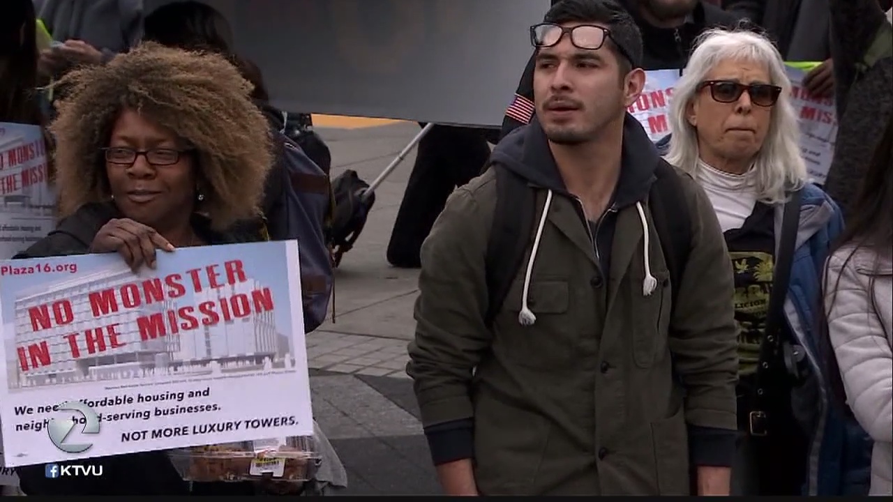 Protesters voice concerns over ?Monster in the Mission? development