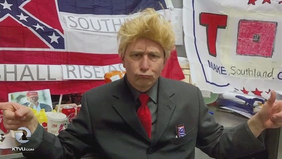 Confederate decorations in Pleasanton office sparks racial discrimination suit