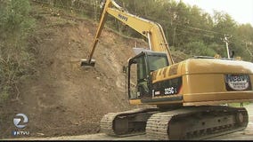 Crews work through the night to repair Marin landslide