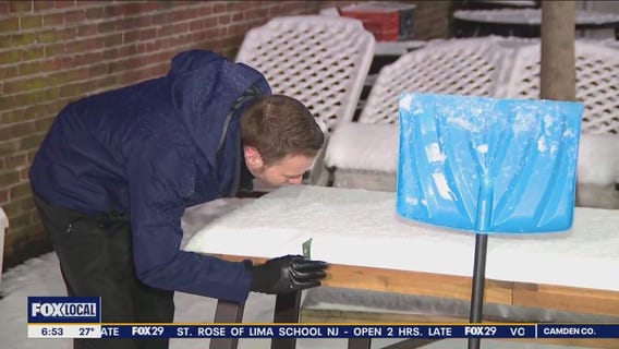 Philadelphia finally snaps snowless streak after nearly 2 years