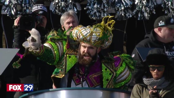 Jason Kelce: Relive his famous Super Bowl parade speech