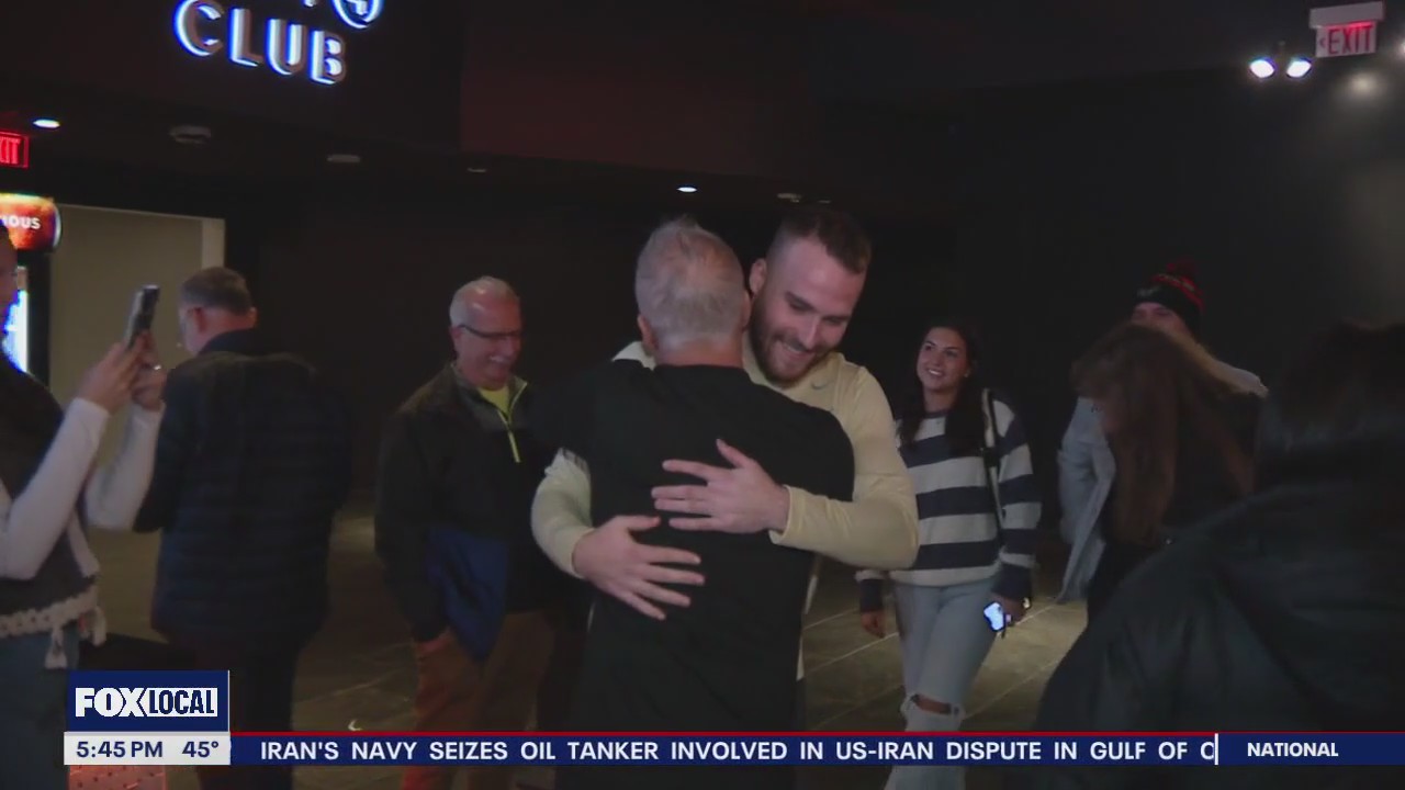 Bone marrow donation by Wings defenseman saves man's life