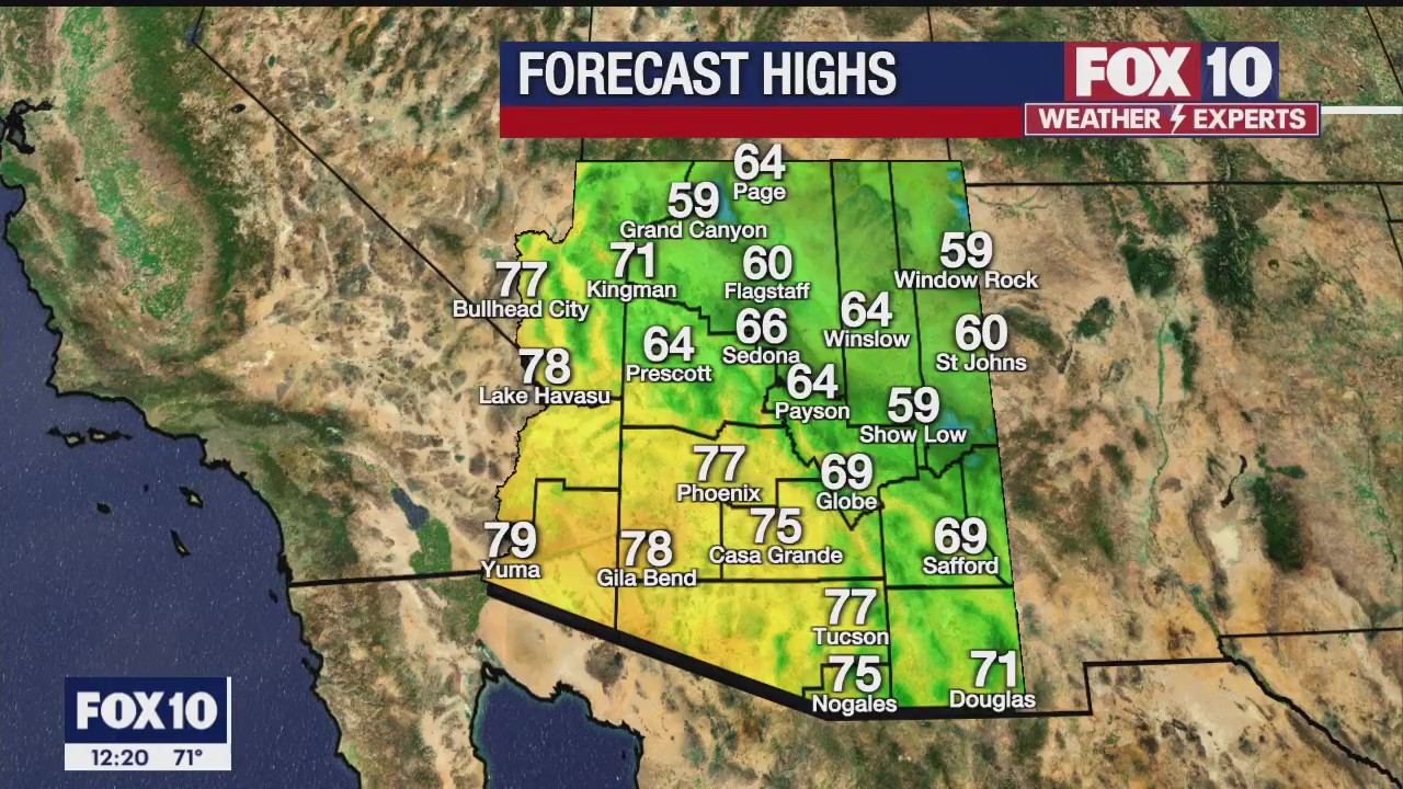 Noon Weather Forecast - 10/25/22
