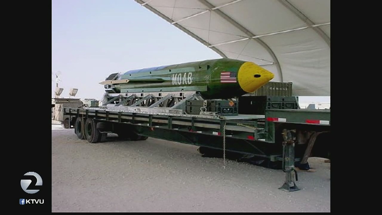 US hits Afghanistan with largest non-nuclear bomb ever used