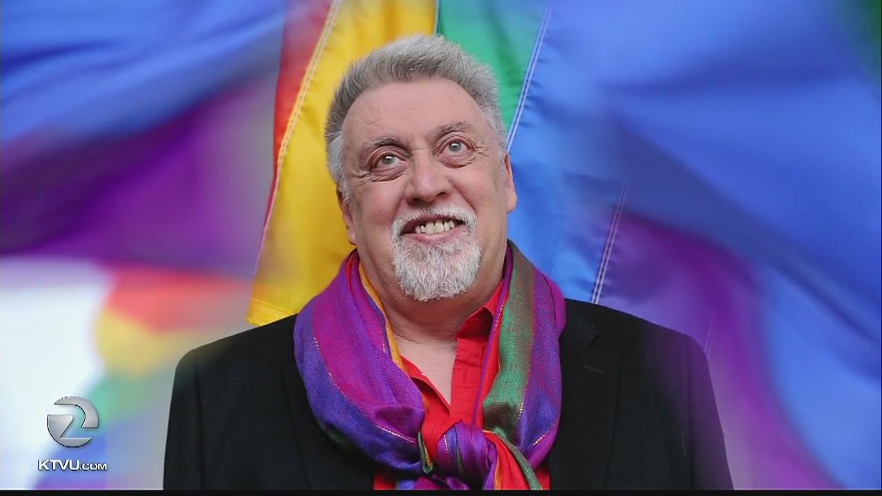 Castro vigil held for rainbow flag creator, Gilbert Baker, dead at 65