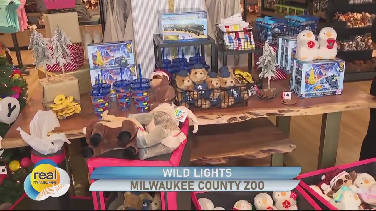 Merchandise offerings at Milwaukee County Zoo's Wild Lights