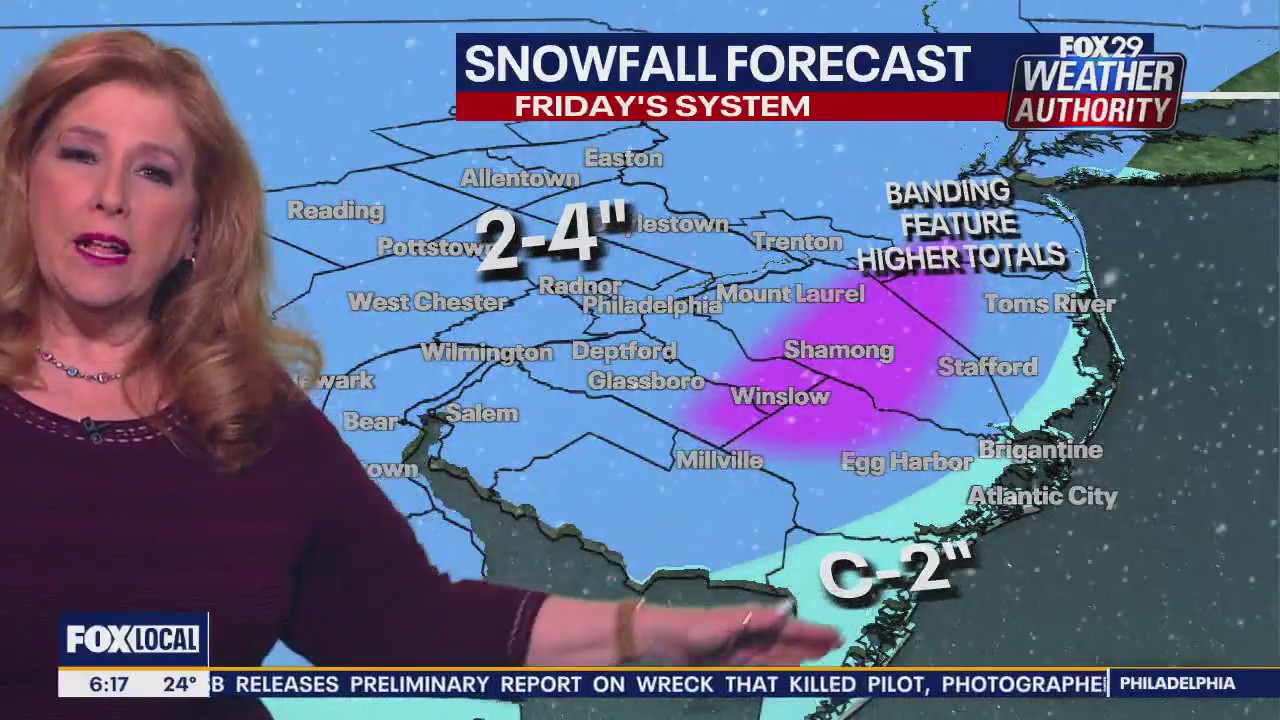 Philadelphia Snow Forecast: Another snow storm on the way Friday