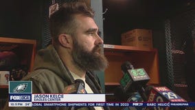 Jason Kelce cleans out locker; does not address retirement rumors