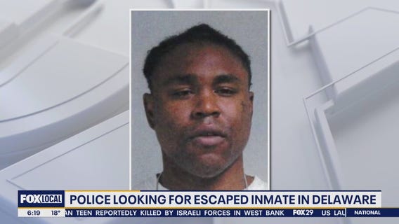 Police looking for escaped inmate in Delaware