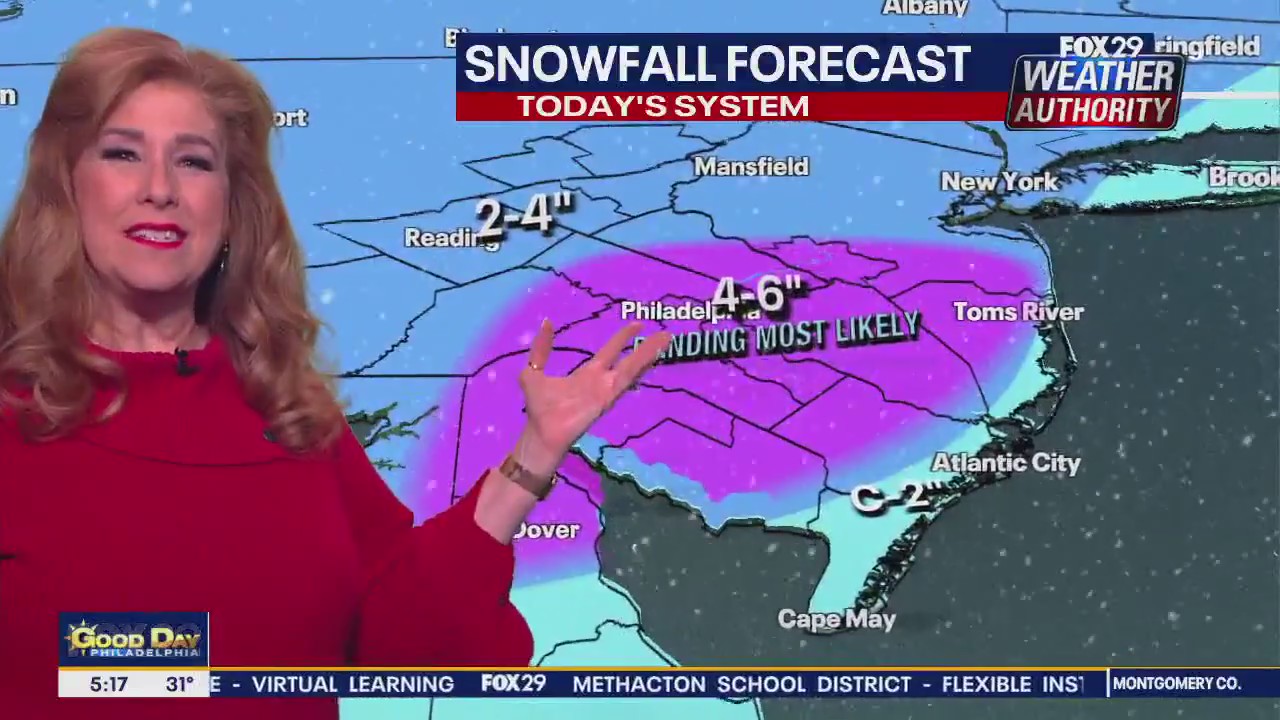 Weather Authority: Friday snow storm update